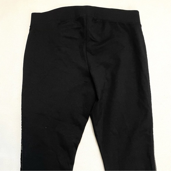 Torrid Platinum Tuxedo Legging - Ponte Sequin Stripe Black Sz 1X - Picture 7 of 13